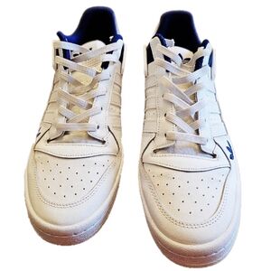 Adidas Low Top Ten White and Blue Men's Sneakers